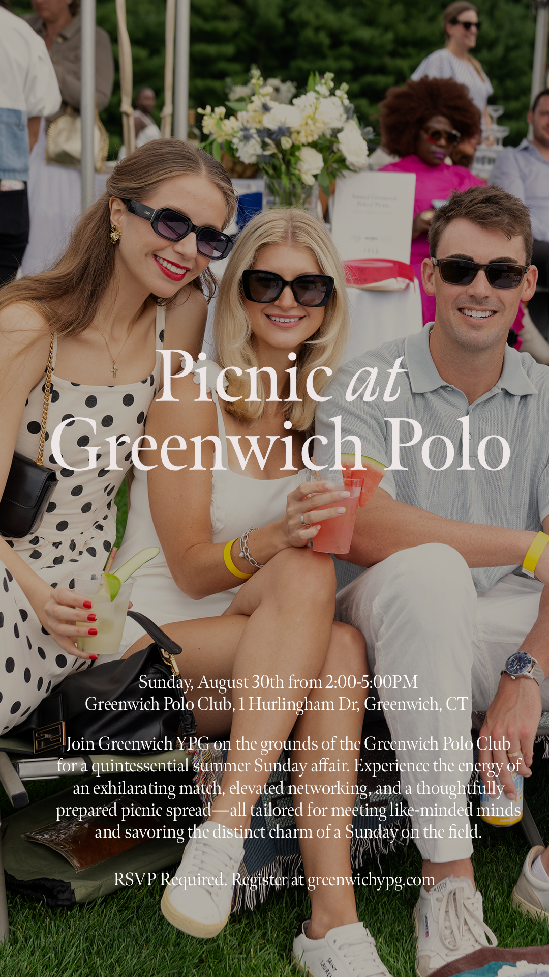 Greenwich Young professionals Group - Picnic at Greenwich Polo Club